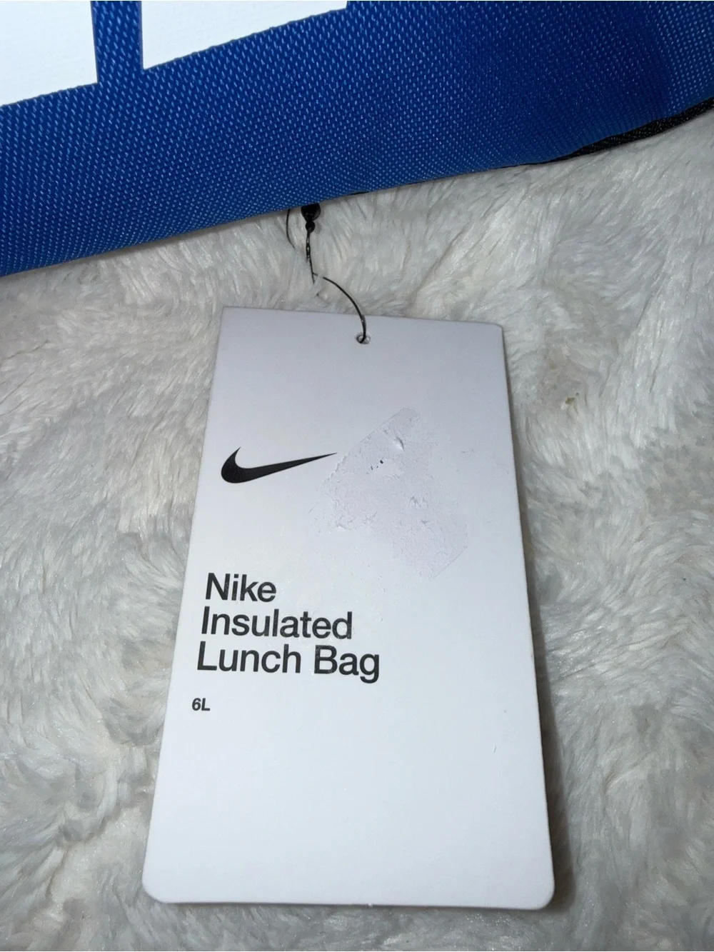 Nike blue insulated lunch bag